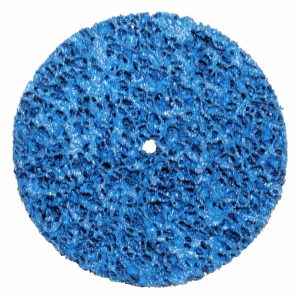 Круг 150 мм синий для снятия ржавчины