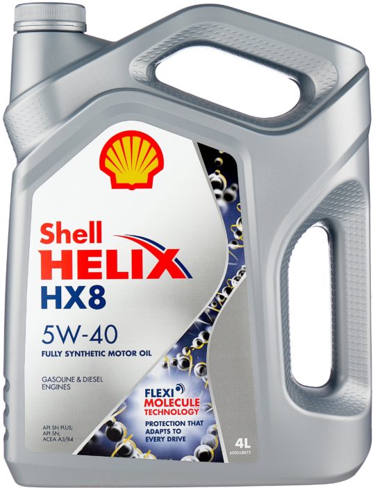Масло SHELL HELIX 5W/40 c 4л