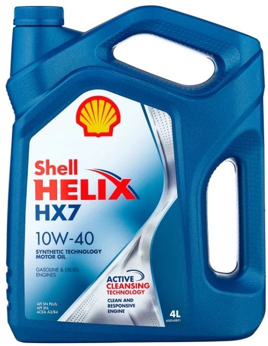 Масло SHELL HELIX 10W/40 п/c 4л, шт